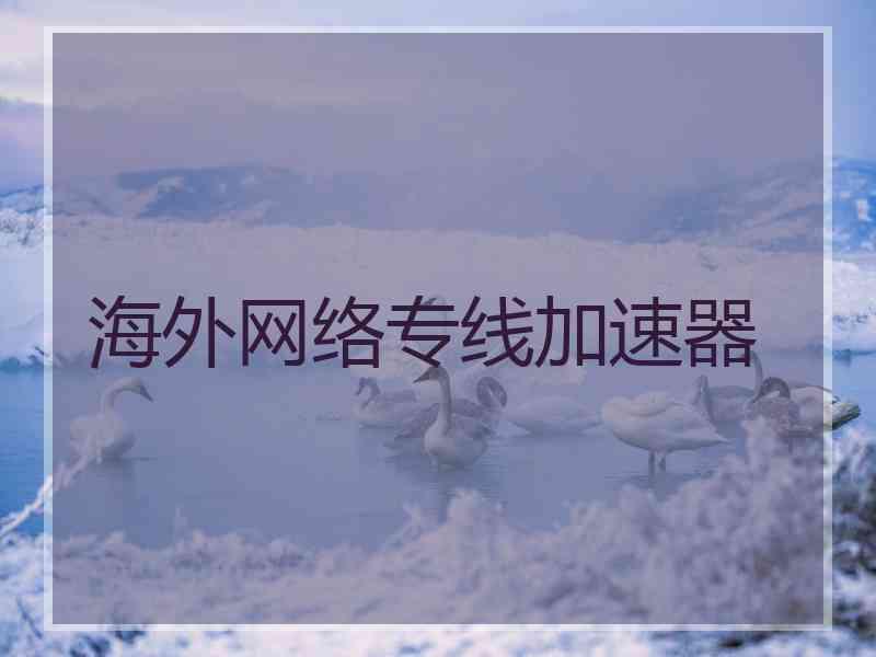 海外网络专线加速器