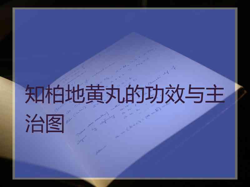 知柏地黄丸的功效与主治图