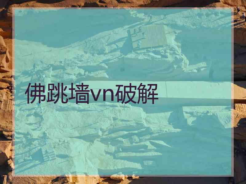 佛跳墙vn破解