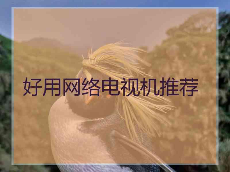 好用网络电视机推荐