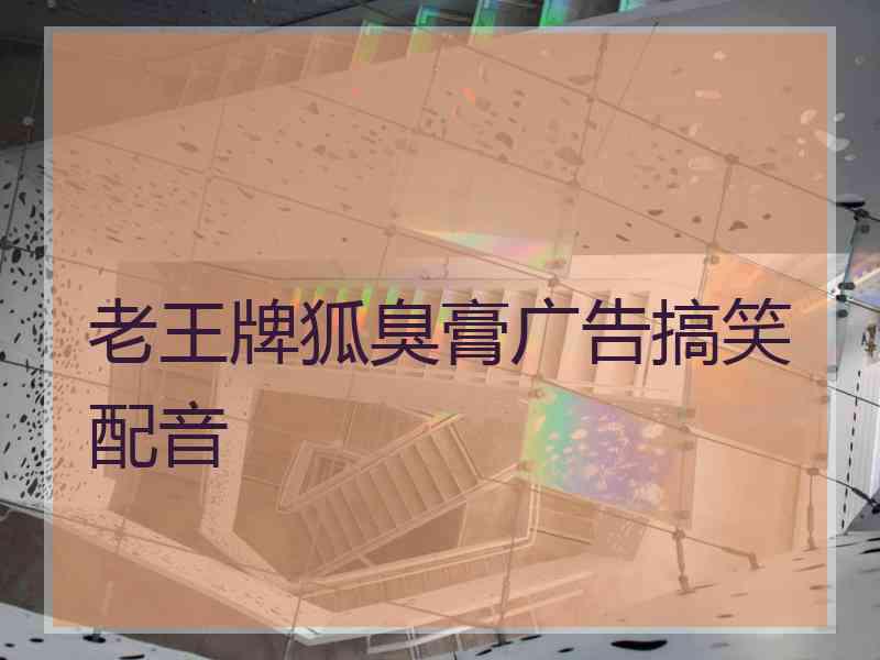 老王牌狐臭膏广告搞笑配音
