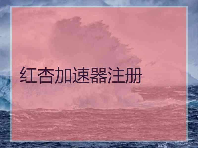 红杏加速器注册