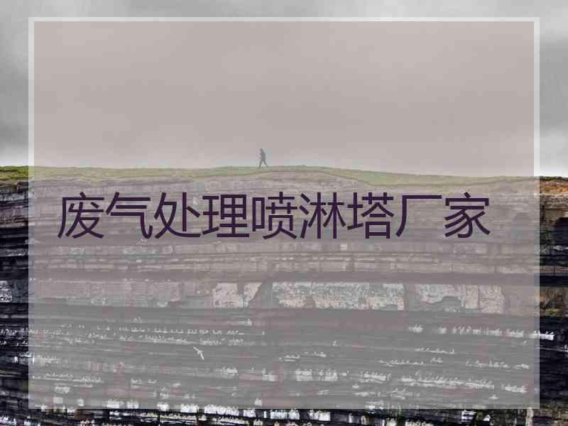 废气处理喷淋塔厂家