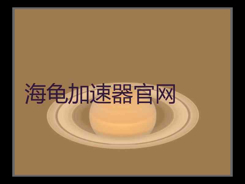 海龟加速器官网