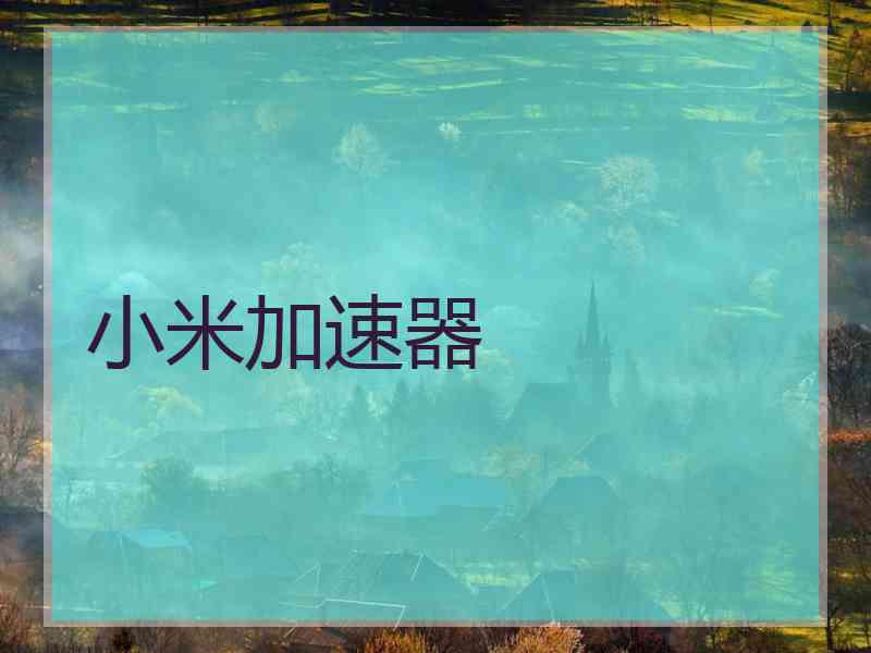 小米加速器