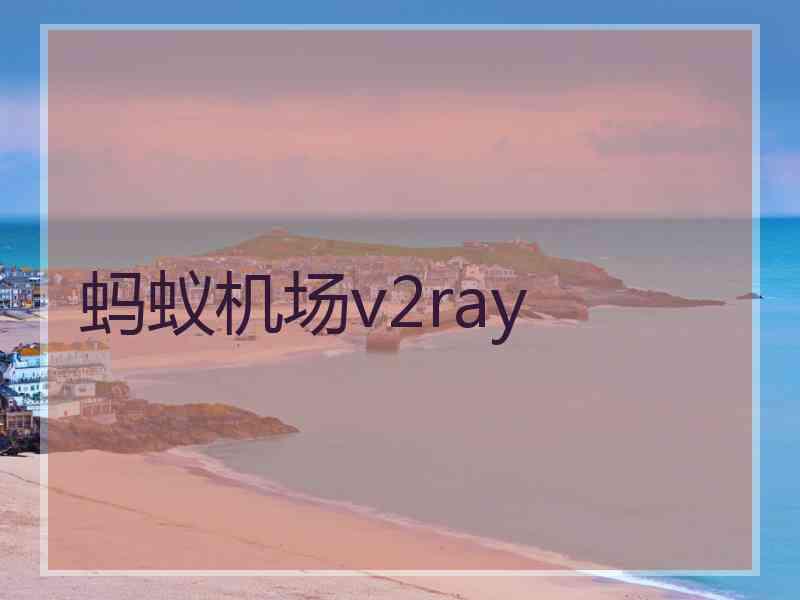 蚂蚁机场v2ray