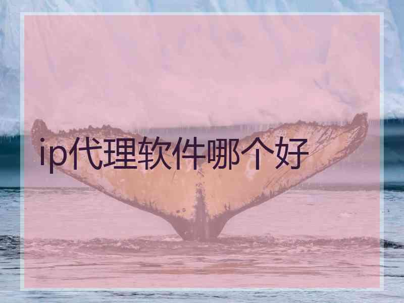 ip代理软件哪个好