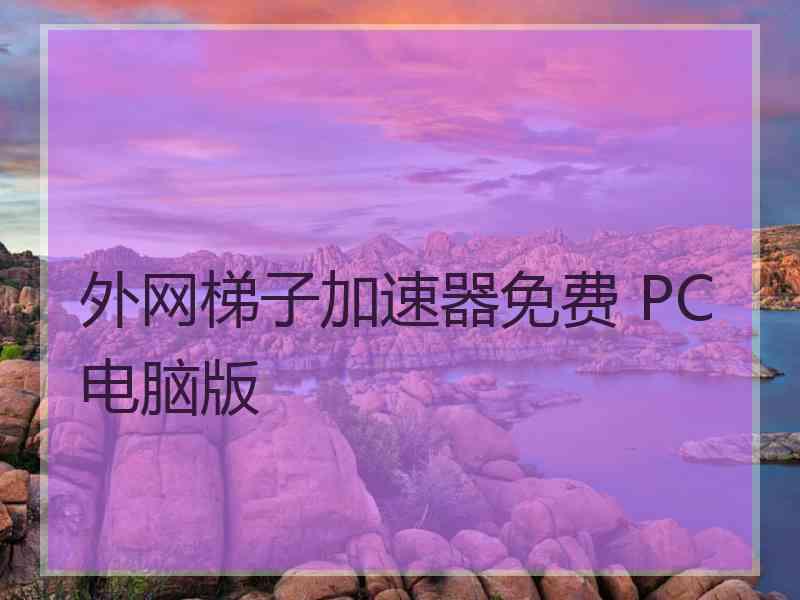 外网梯子加速器免费 PC电脑版
