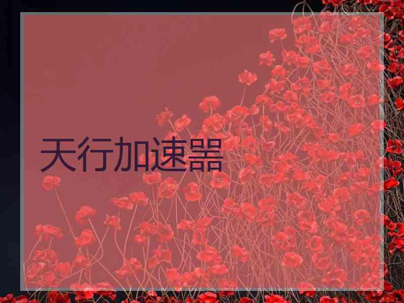 天行加速噐