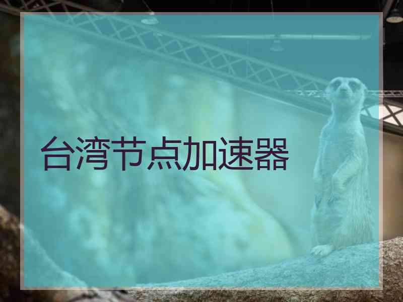 台湾节点加速器
