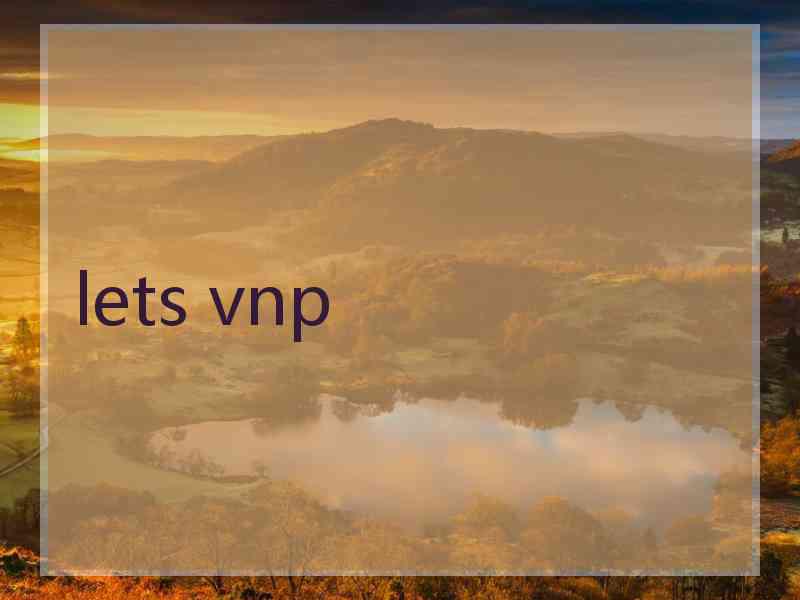 lets vnp