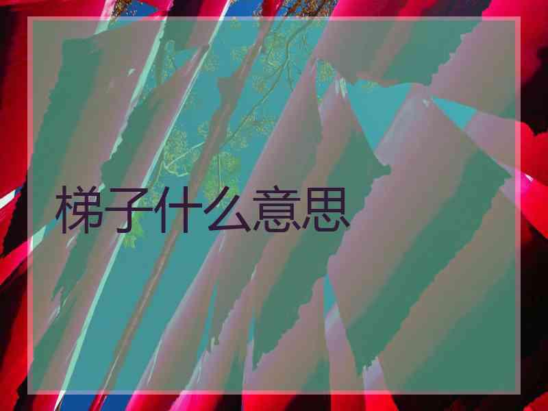 梯子什么意思