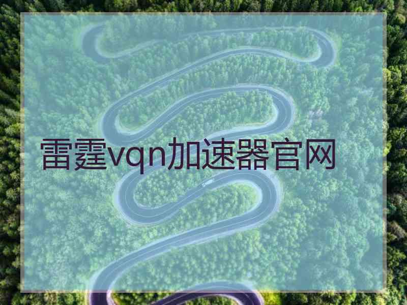 雷霆vqn加速器官网