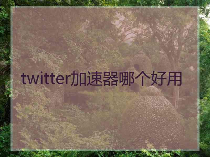 twitter加速器哪个好用