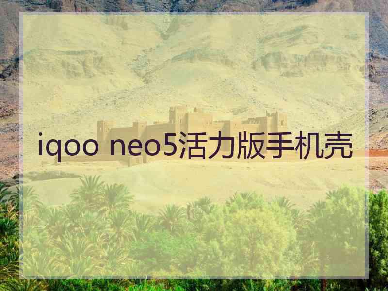 iqoo neo5活力版手机壳