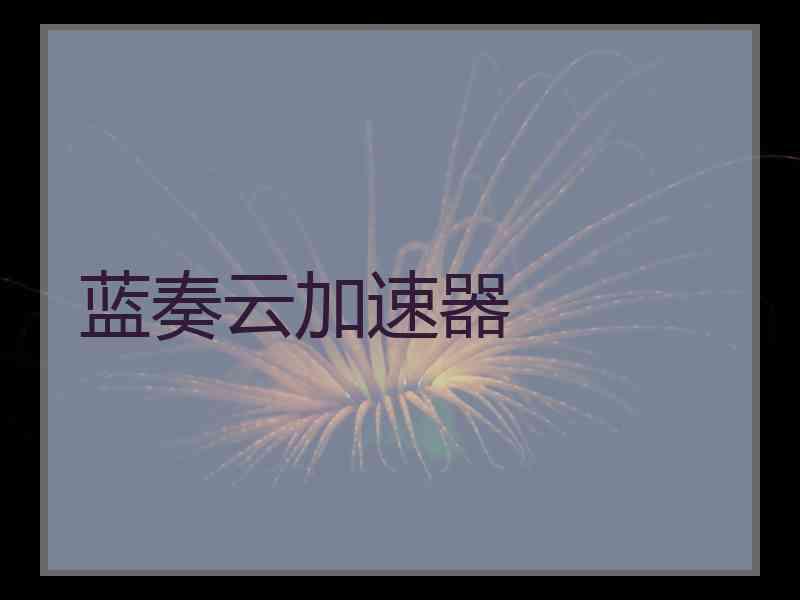 蓝奏云加速器