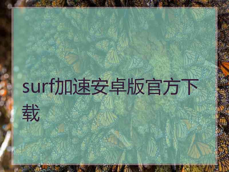 surf加速安卓版官方下载