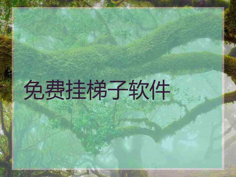 免费挂梯子软件