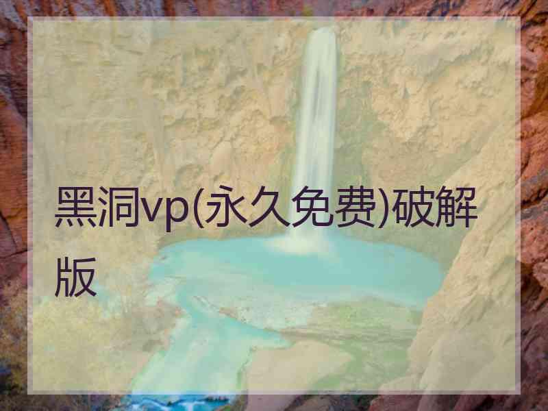 黑洞vp(永久免费)破解版