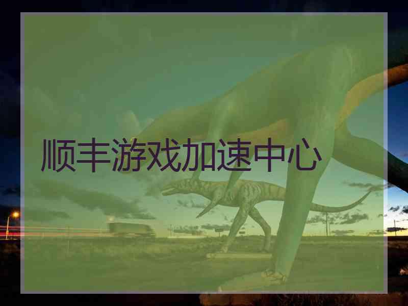 顺丰游戏加速中心