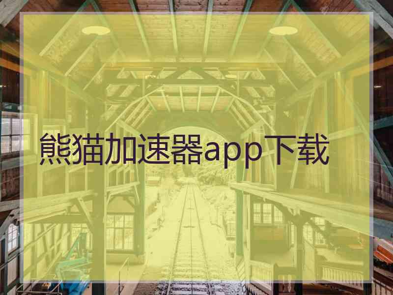 熊猫加速器app下载