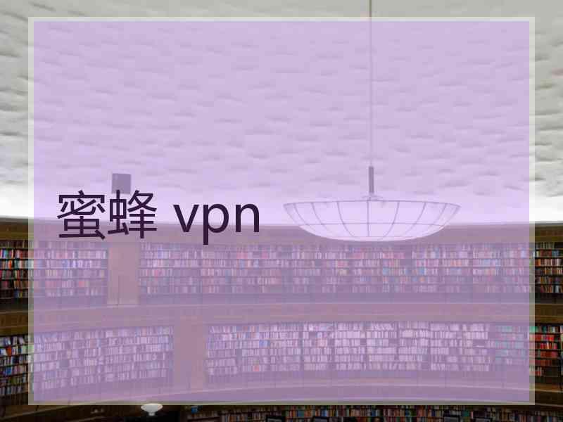 蜜蜂 vpn