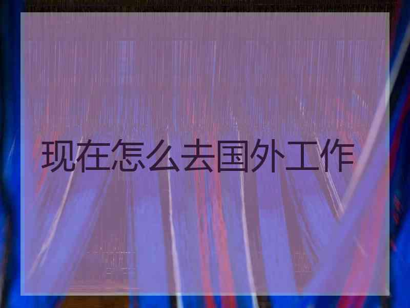 现在怎么去国外工作