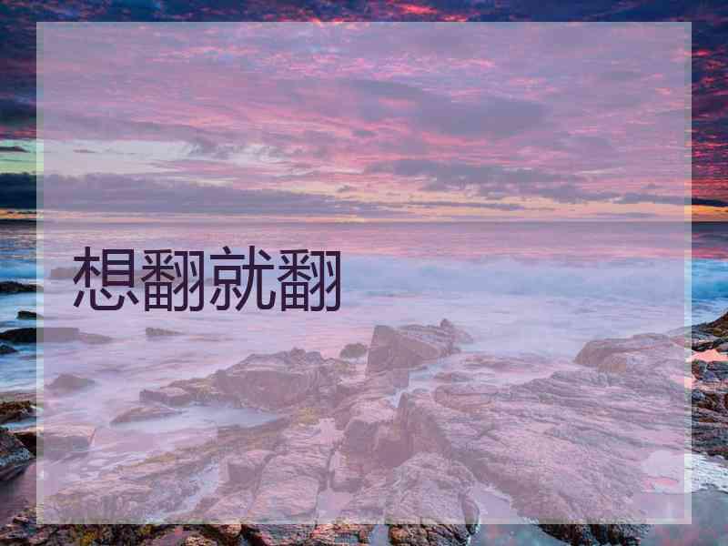 想翻就翻