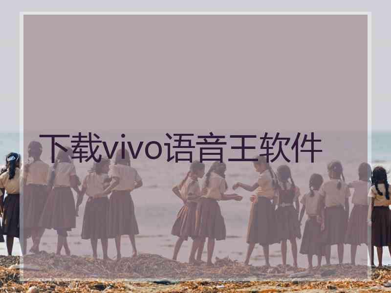 下载vivo语音王软件