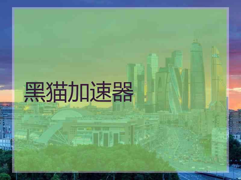 黑猫加速器