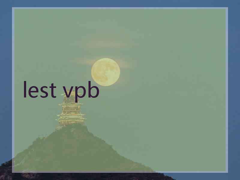 lest vpb