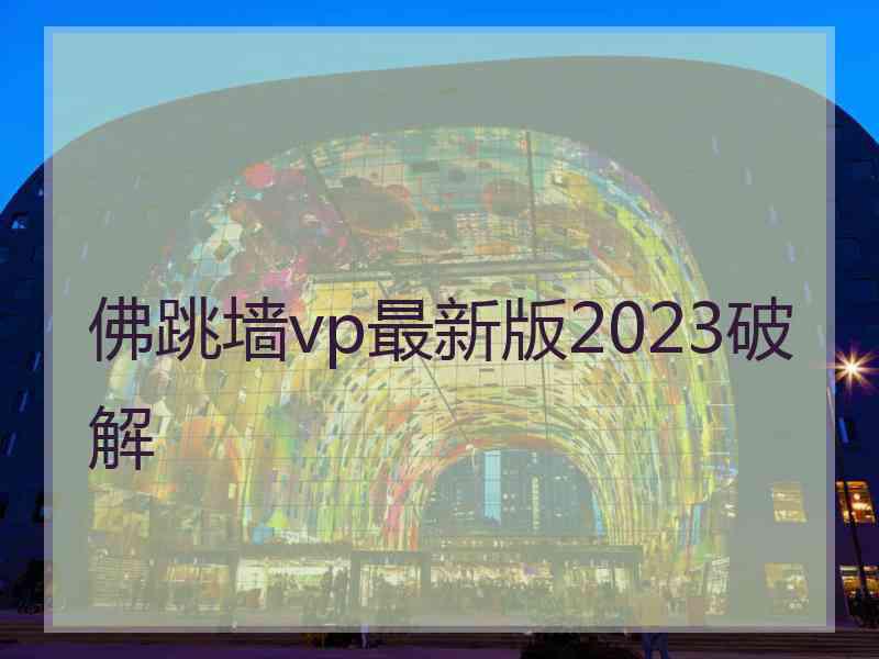 佛跳墙vp最新版2023破解