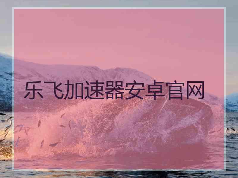 乐飞加速器安卓官网
