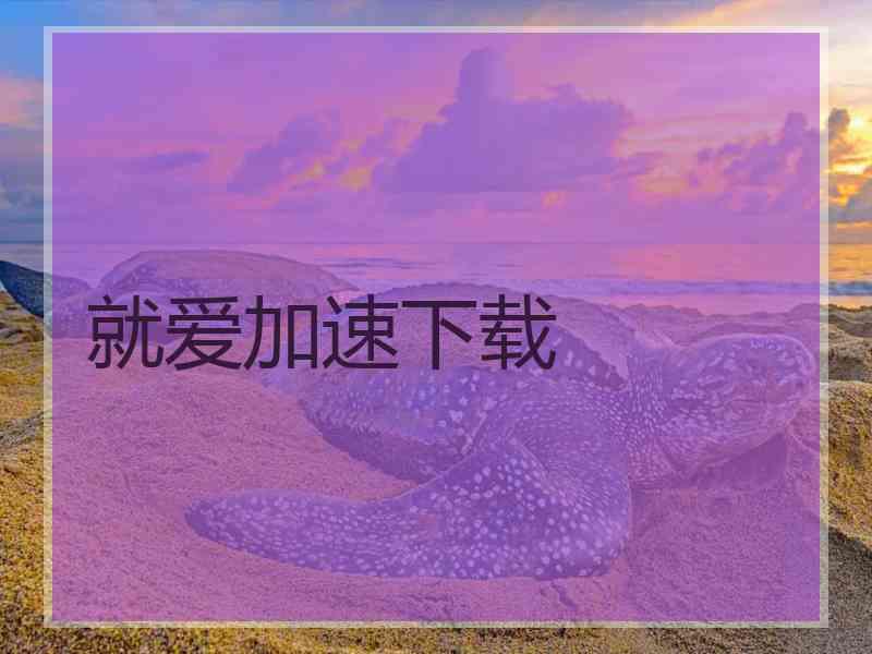 就爱加速下载