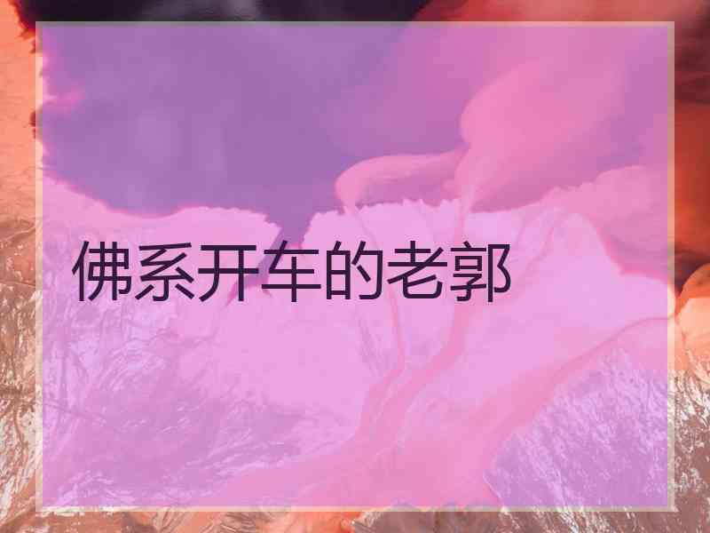 佛系开车的老郭