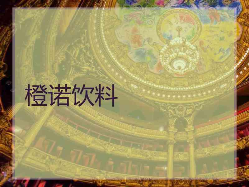 橙诺饮料