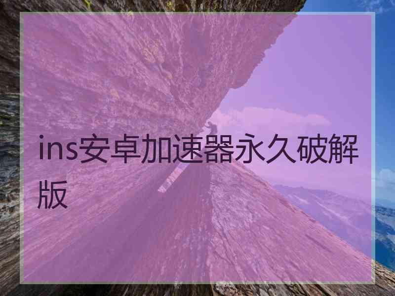 ins安卓加速器永久破解版