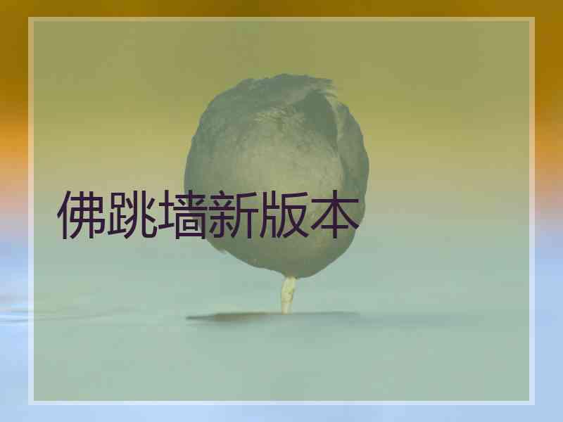 佛跳墙新版本