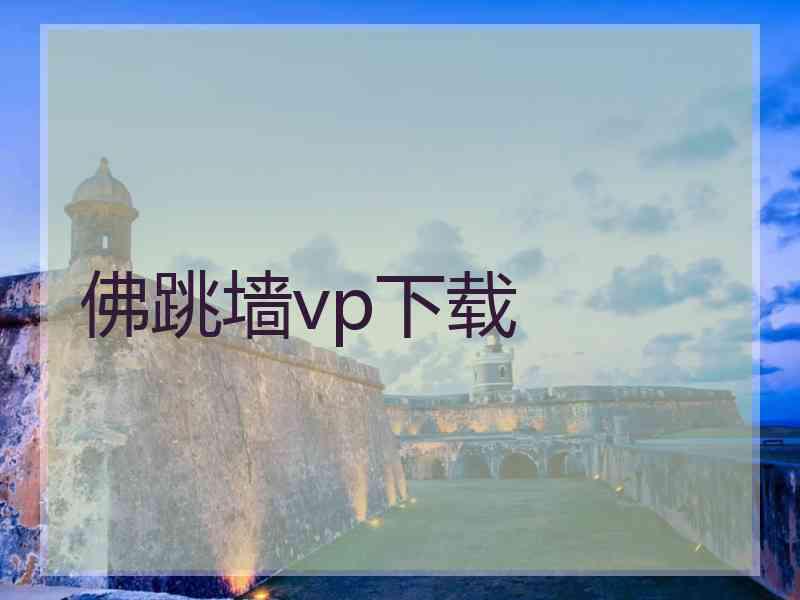佛跳墙vp下载