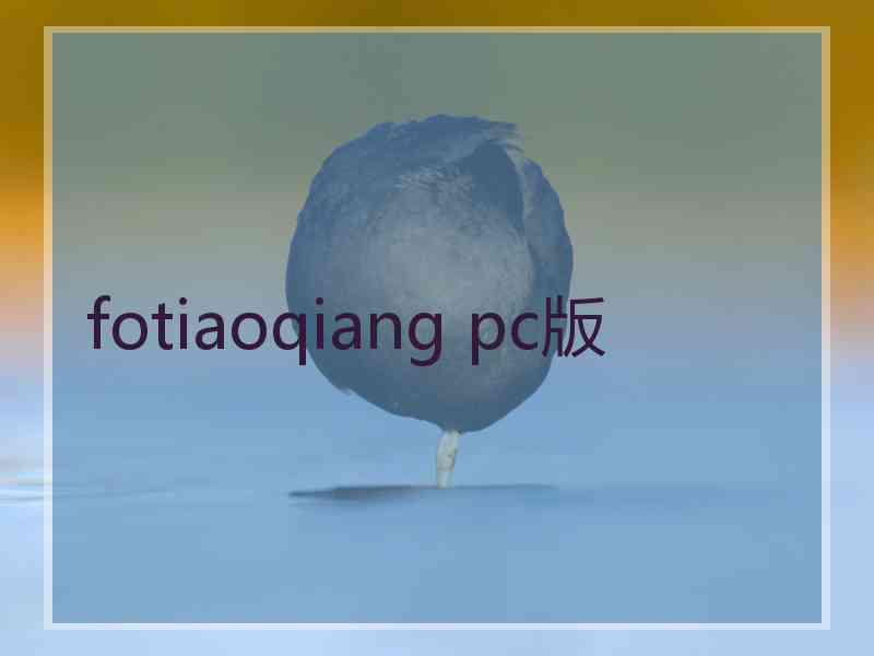 fotiaoqiang pc版