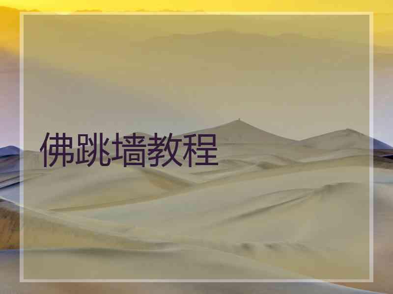 佛跳墙教程