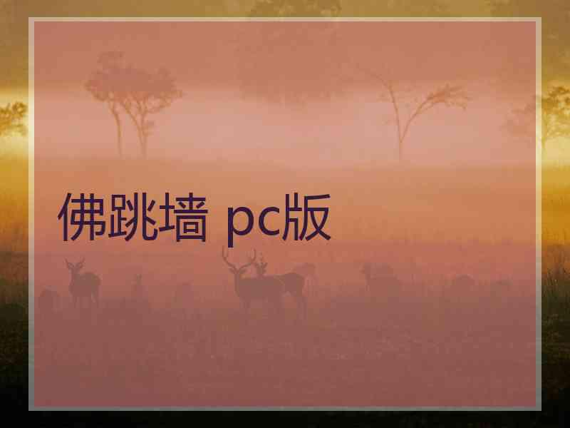 佛跳墙 pc版