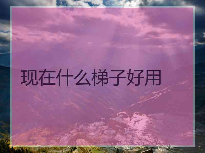 现在什么梯子好用