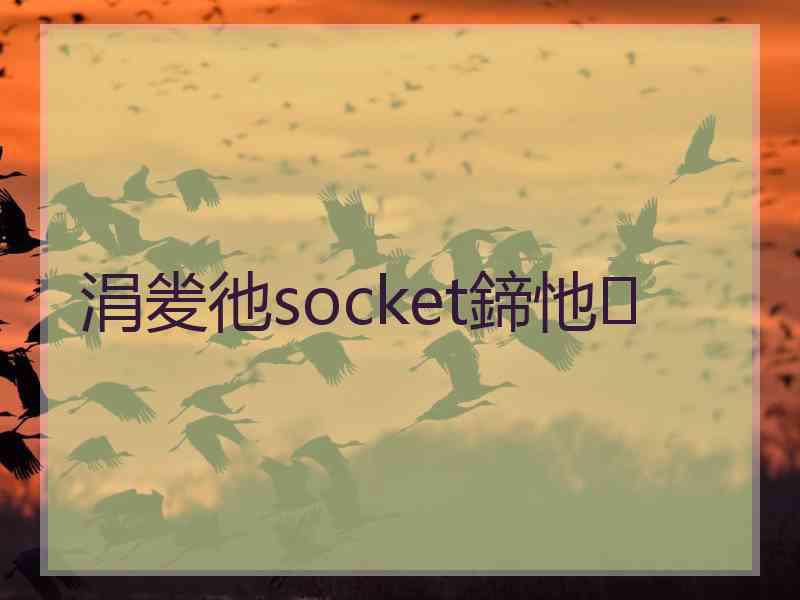 涓夎彵socket鍗忚