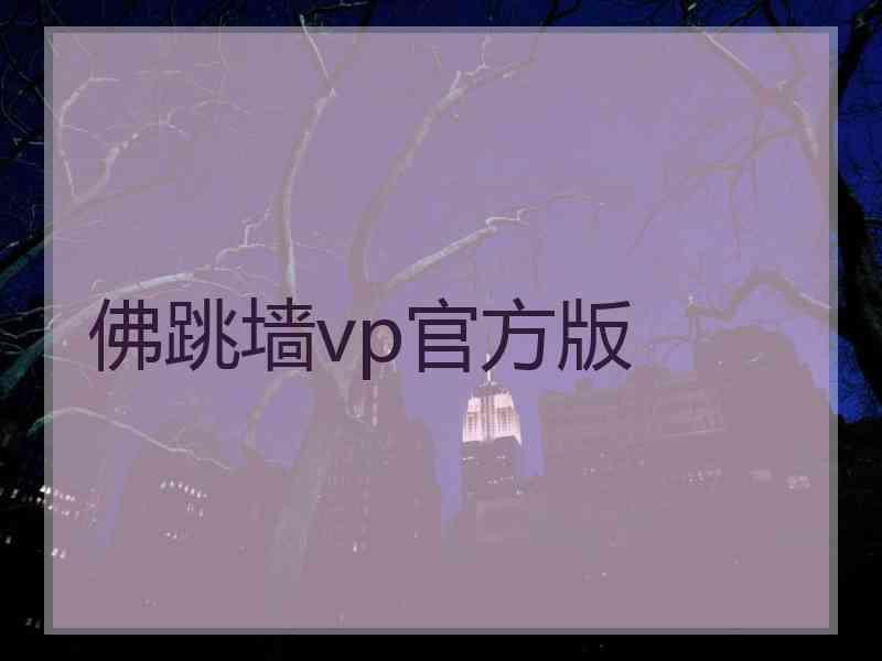 佛跳墙vp官方版