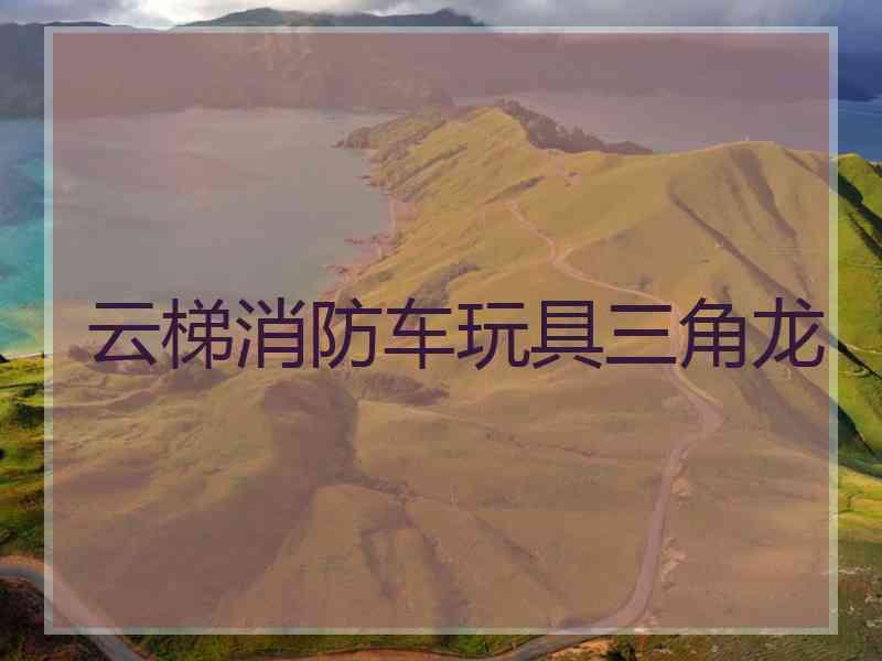云梯消防车玩具三角龙