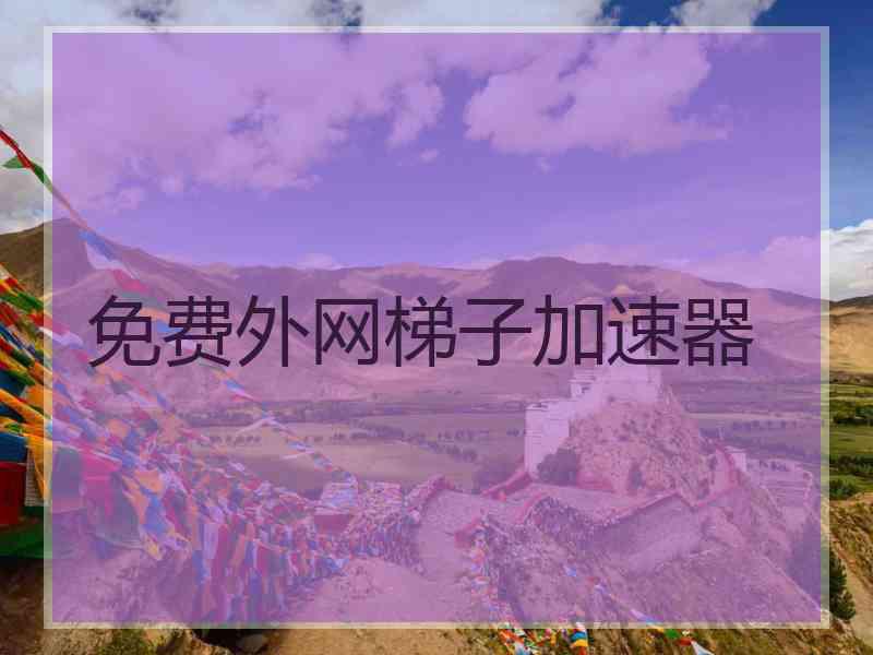 免费外网梯子加速器